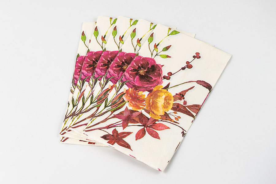 Florale Papierserviette Florale Papierserviette